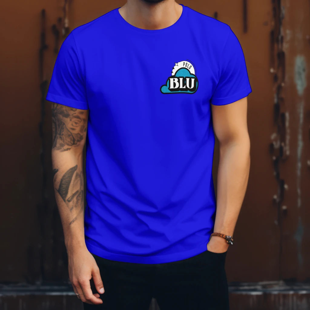 Camisa Polo Masculina Blu Cloud em Algodão