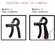 Exercitador de Mãos Ajustável de 5 a 60 kg