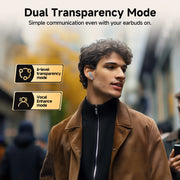 Fone Bluetooth QCY MeloBuds Pro com Cancelamento de Ruído ANC