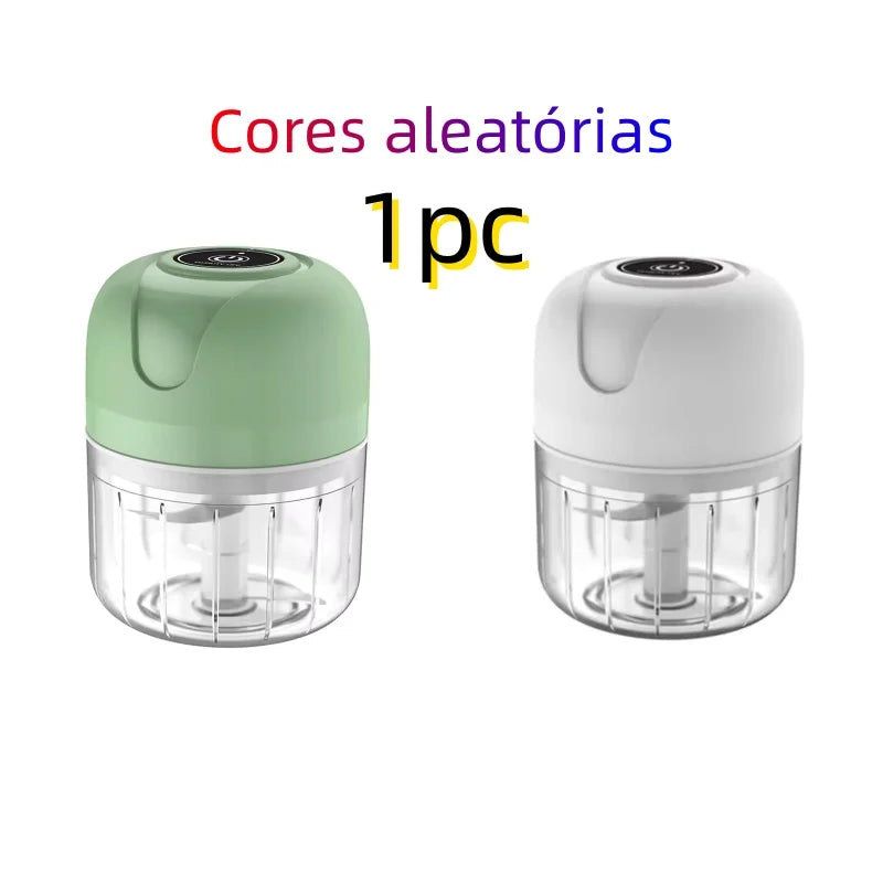Mini Processador Elétrico Recarregável para Alimentos