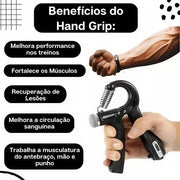 Exercitador de Mãos Ajustável de 5 a 60 kg