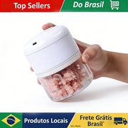 Mini Processador Elétrico Recarregável para Alimentos