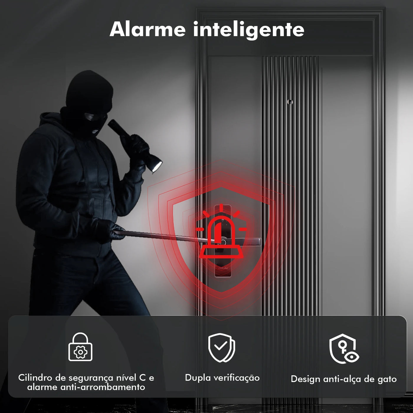 Fechadura Inteligente Tuya Wi-Fi com Senha e Aplicativo