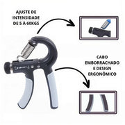 Exercitador de Mãos Ajustável de 5 a 60 kg